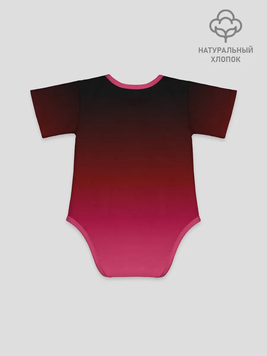 Детское боди / Распорядитель игры на черно розовом фоне