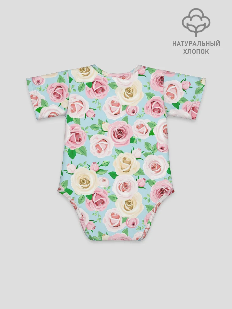 Детское боди / Цветущее поле роз