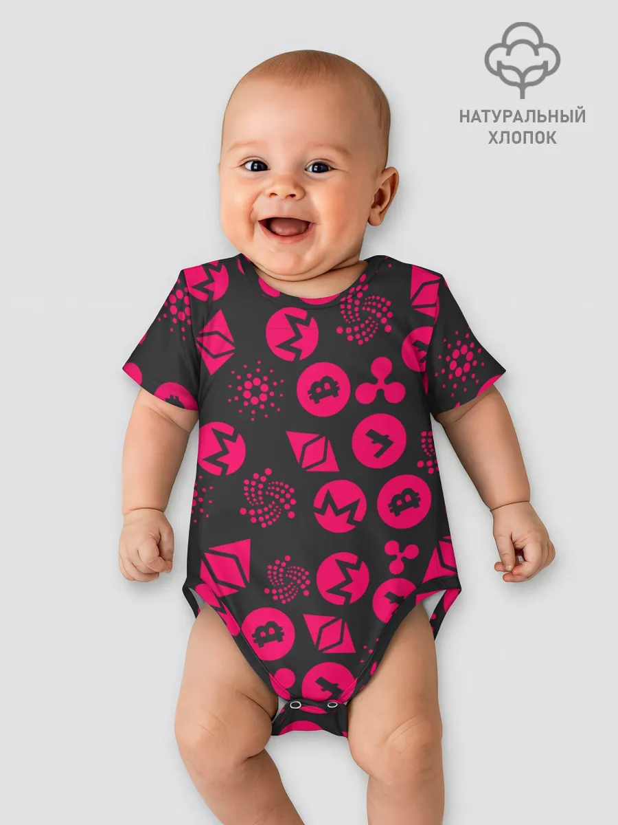 Детское боди / КРИПТОВАЛЮТЫ / CRYPTO / КРИПТА НЕОН