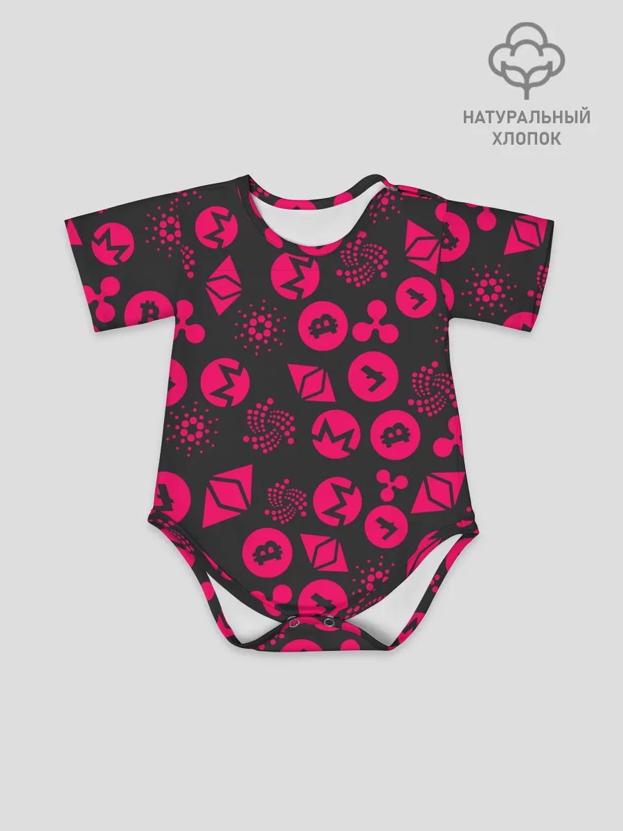 Детское боди / КРИПТОВАЛЮТЫ / CRYPTO / КРИПТА НЕОН