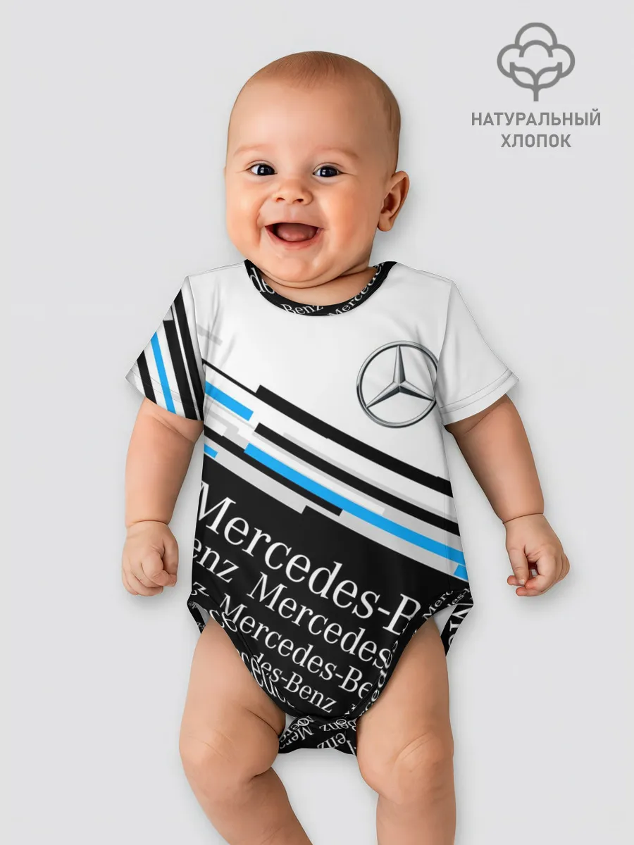 Детское боди / MERCEDES-BENZ / МЕРСЕДЕС-БЕНЗ / BLUE