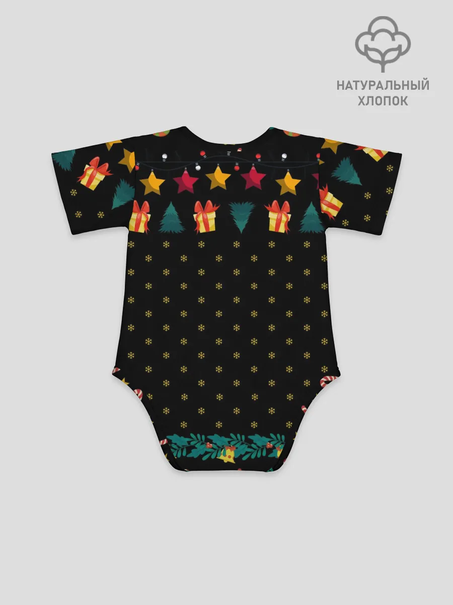 Детское боди / Новогодний Майнкрафт, Minecraft