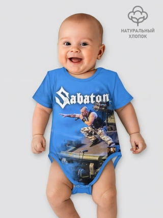 Детское боди / Йоаким Броден на танке Sabaton