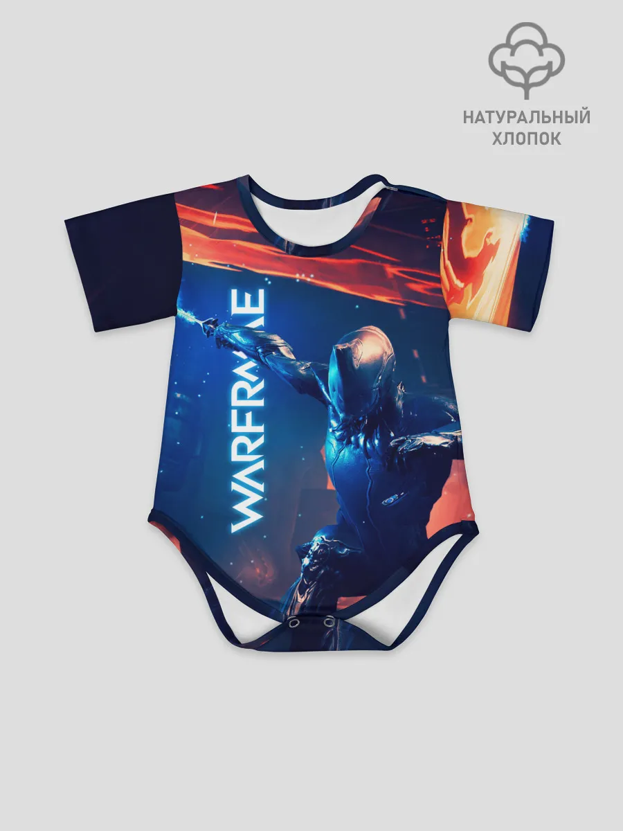 Детское боди / WAFRAME NEON KATANA FIRE