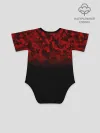 Детское боди / BLACK RED CAMO | RED MILLITARY