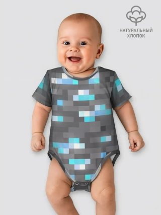 Детское боди / АЛМАЗНАЯ РУДА | DIAMOND ORE | MINCRAFT