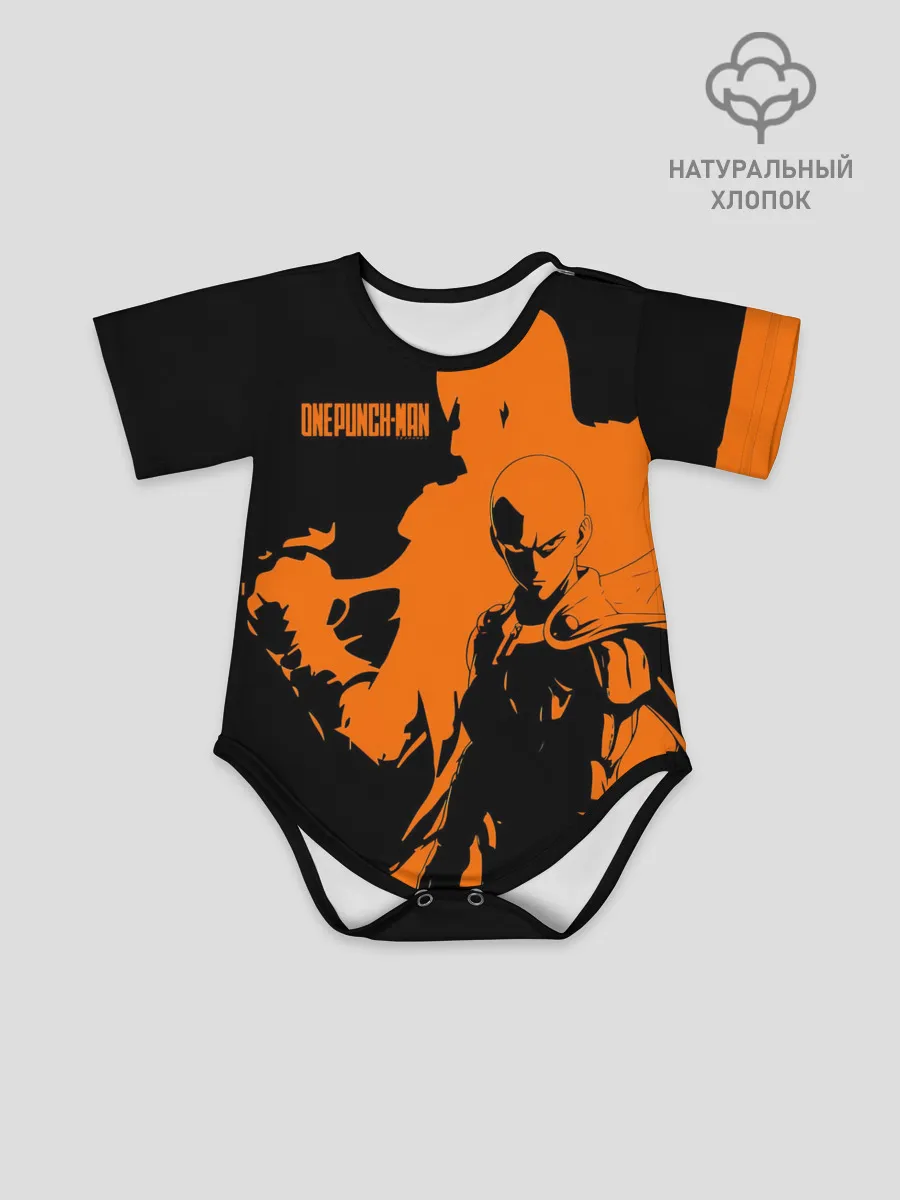 Детское боди / Сайтама образ в силуэте One Punch-Man