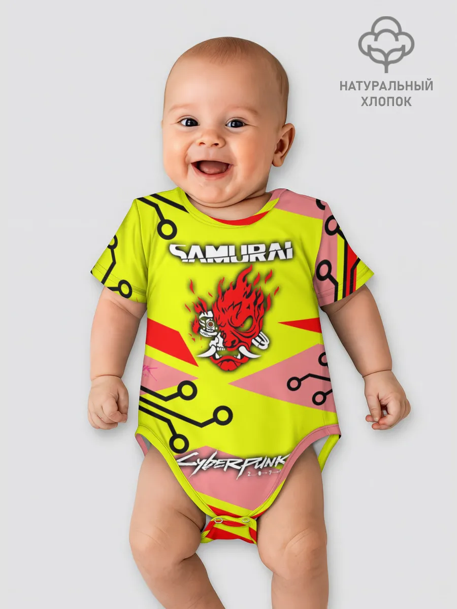 Детское боди / Cyberpunk 2077 Киберматрица.