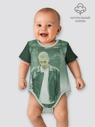 Детское боди / Хаски в комнате