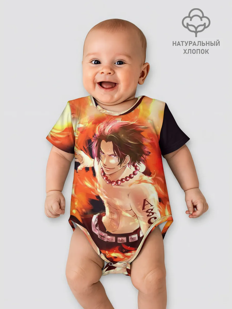 Детское боди / ONE PIECE ASCE HERO