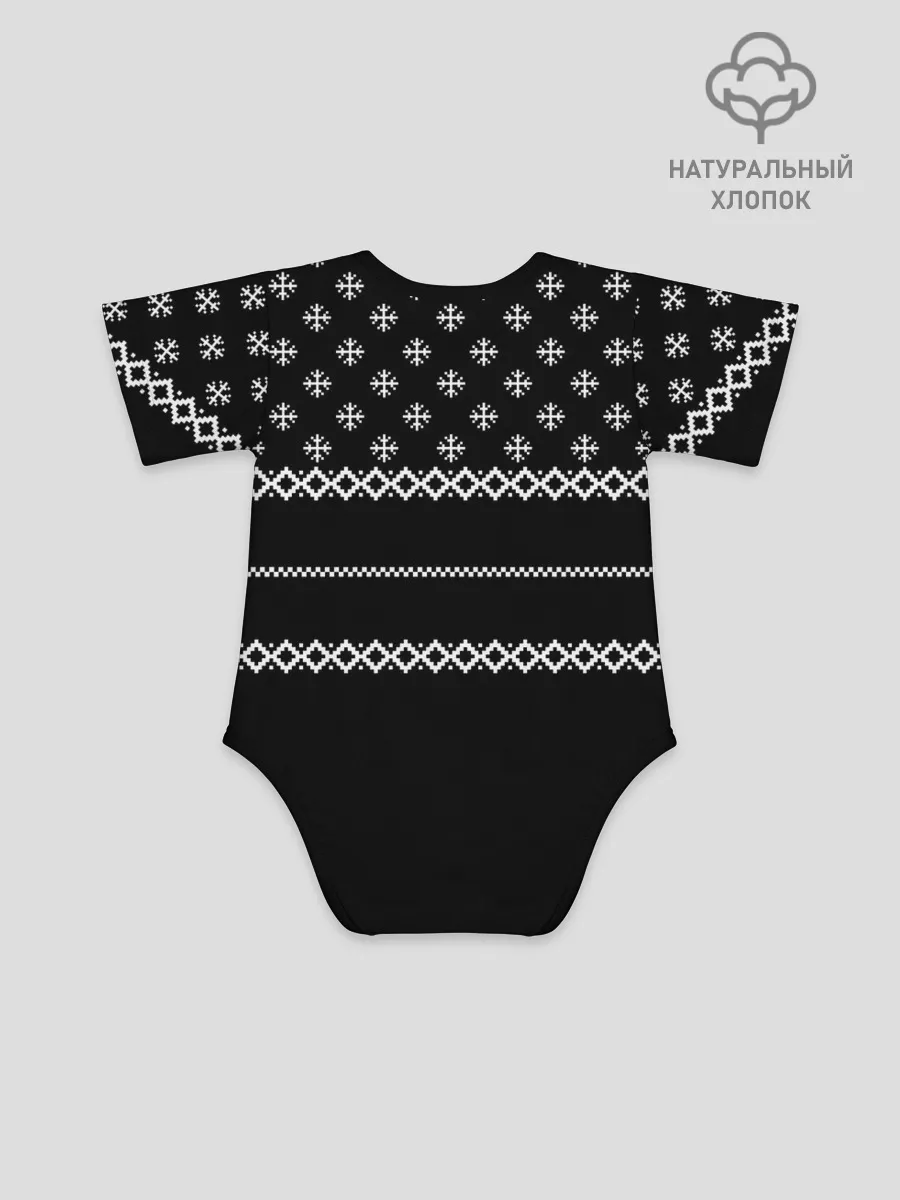 Детское боди / Олень в свитере.