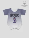 Детское боди / Ангус Янг чертик AC/DC