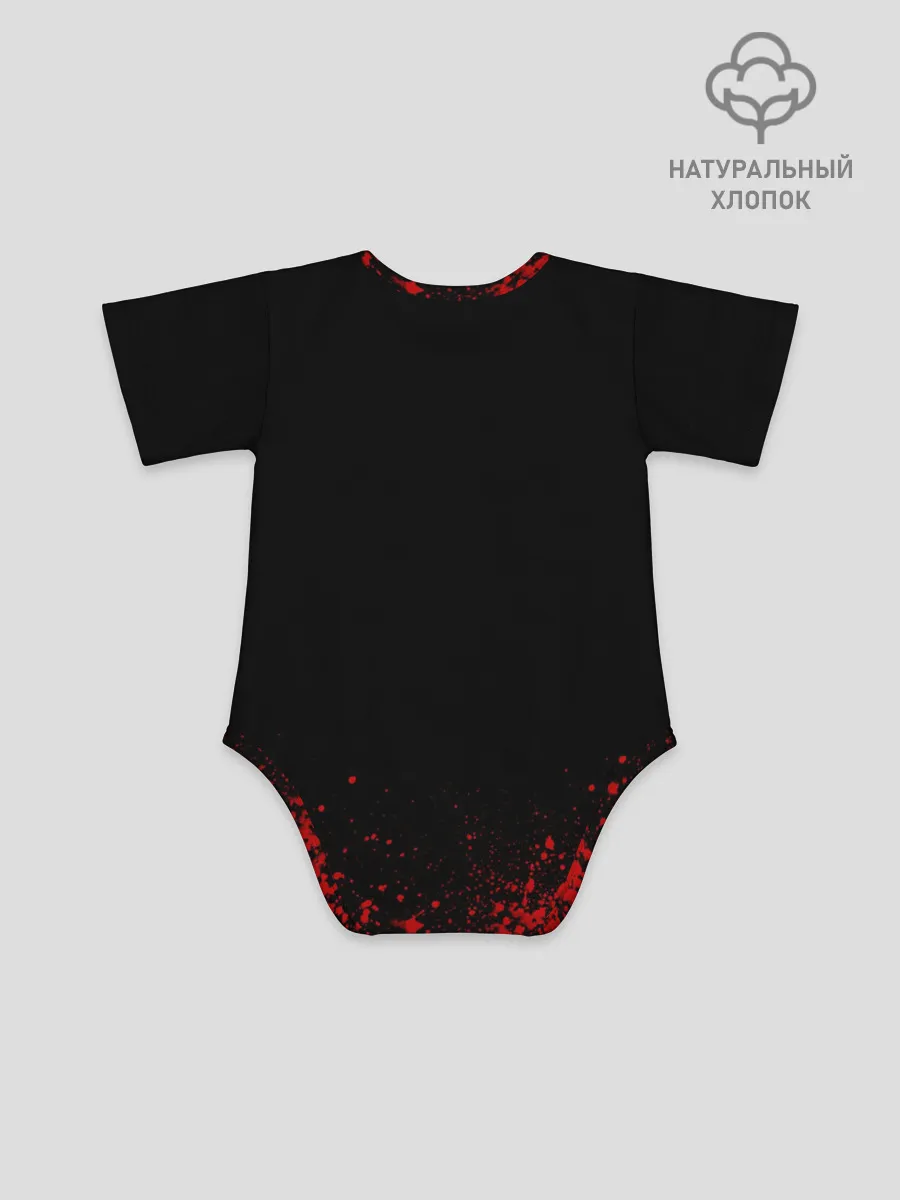 Детское боди / ТАРТАЛЬЯ | СНЕЖНАЯ | ЧЕРНЫЙ