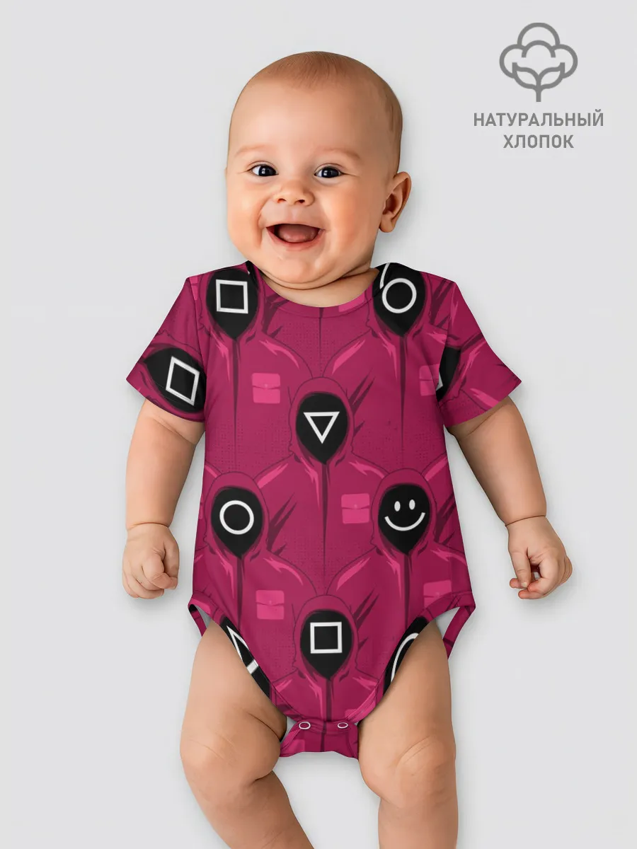 Детское боди / СОТРУДНИКИ ИГРЫ В КАЛЬМАРА