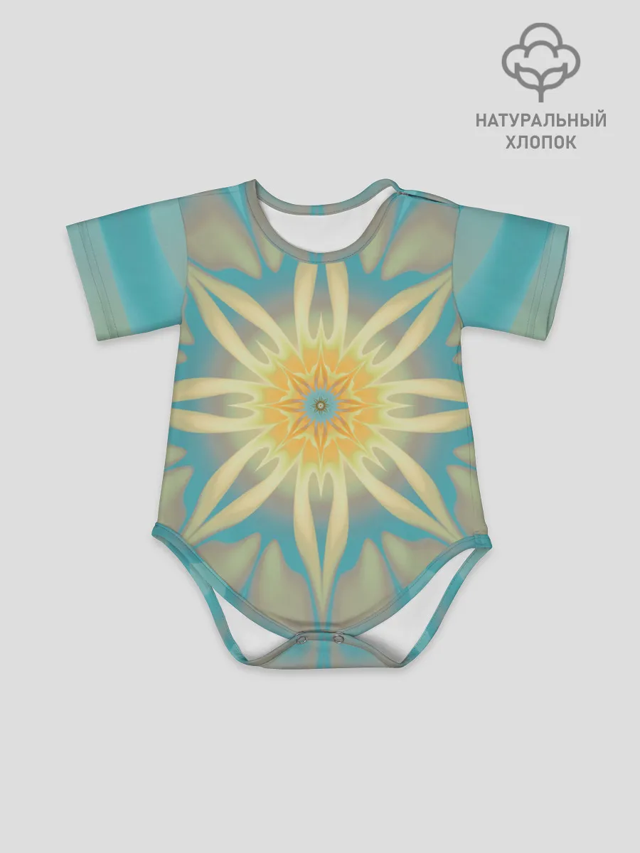 Детское боди / Летнее солнце. Абстракция.