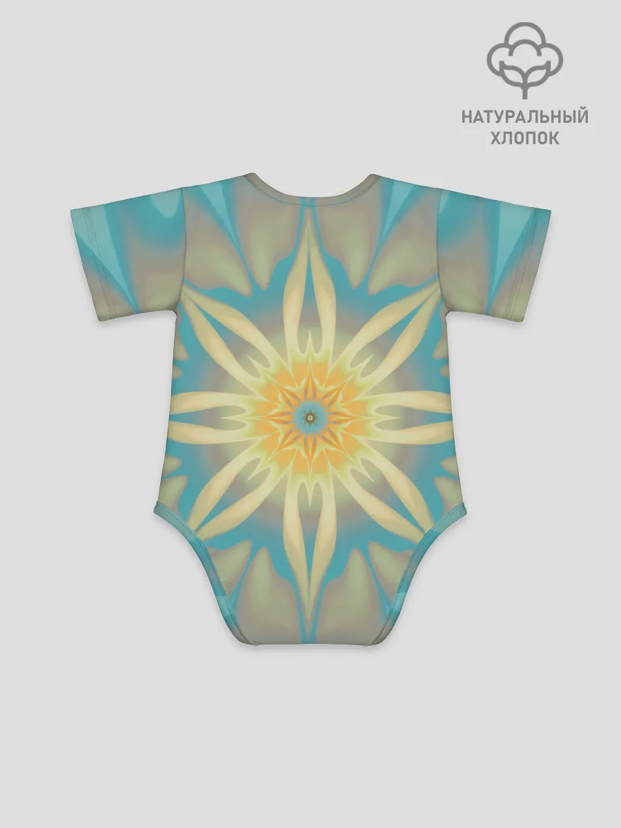 Детское боди / Летнее солнце. Абстракция.