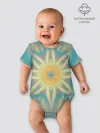 Детское боди / Летнее солнце. Абстракция.