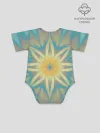 Детское боди / Летнее солнце. Абстракция.