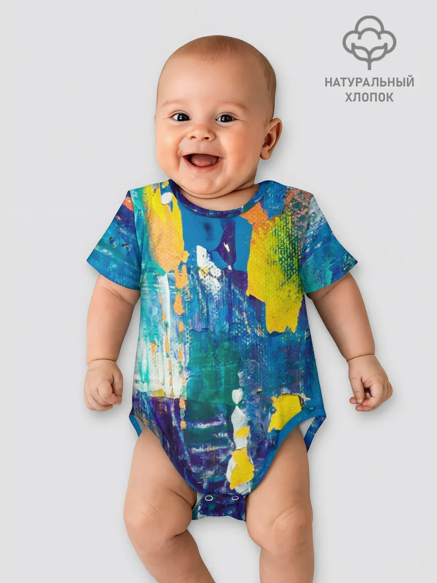 Детское боди / Краской по ткани