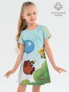 Детское платье хлопок / Союзмультфильм Blue