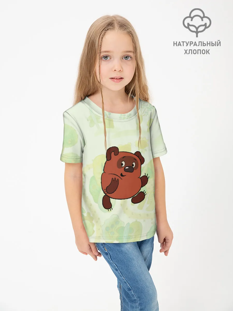 Детская футболка хлопок / Союзмультфильм LightGreen