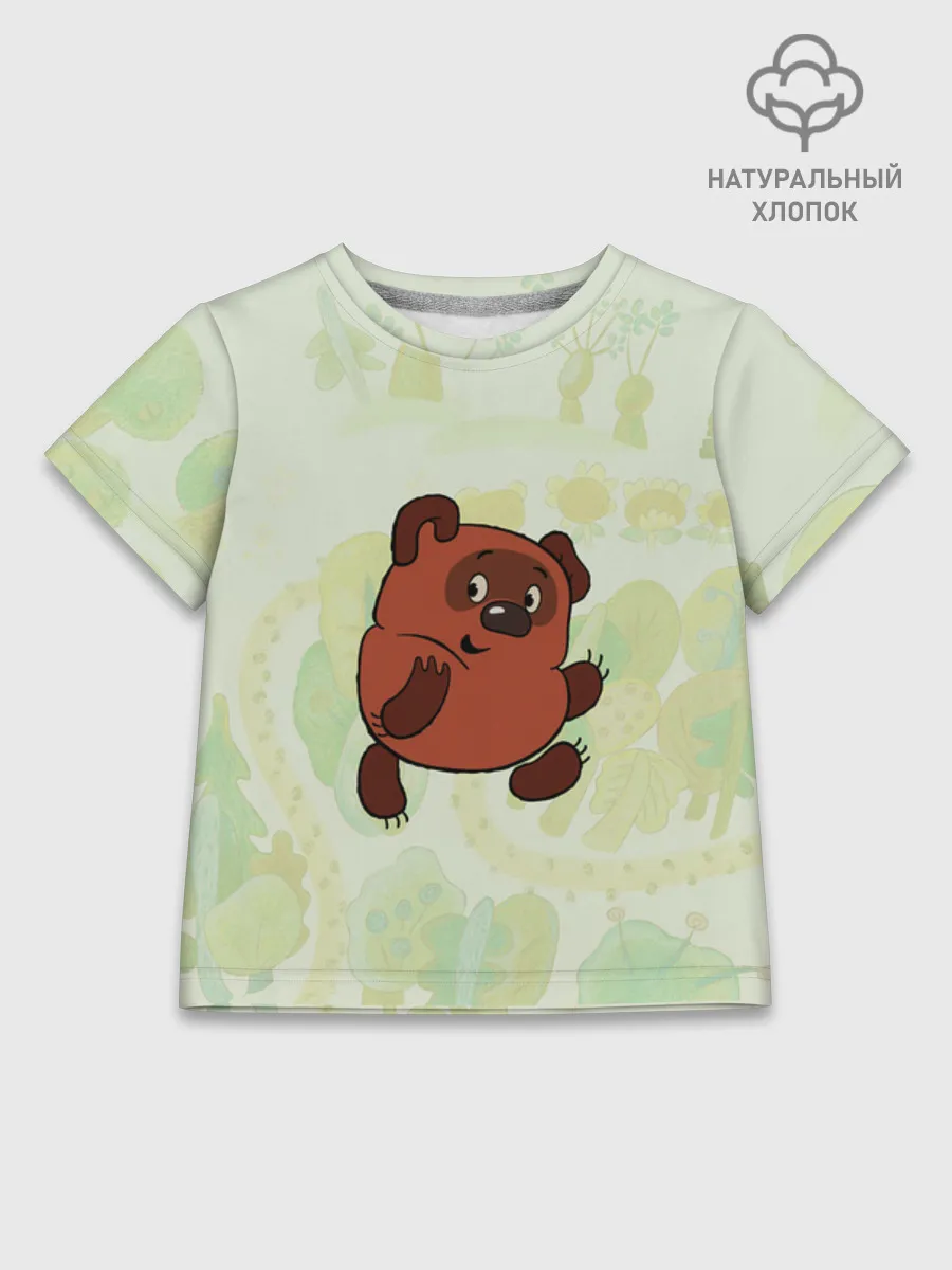 Детская футболка хлопок / Союзмультфильм LightGreen