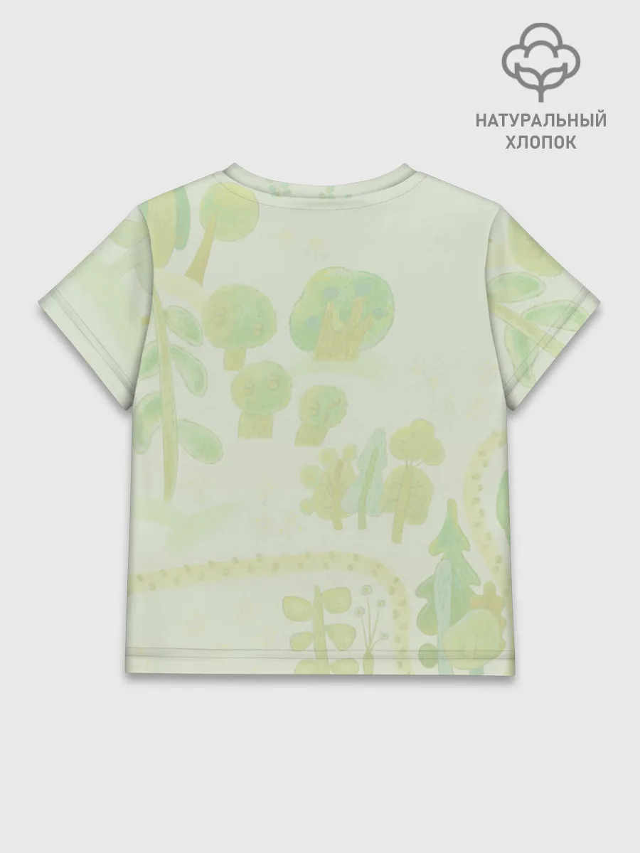 Детская футболка хлопок / Союзмультфильм LightGreen