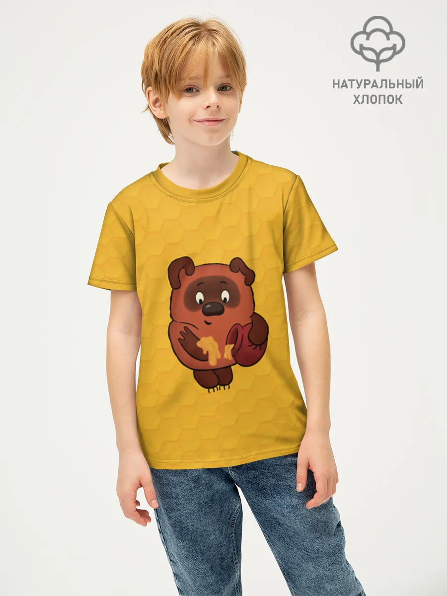 Детская футболка хлопок / Союзмультфильм Yellow