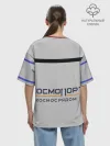 Футболка женская оверсайз премиум / КОСМОПОРТ 01