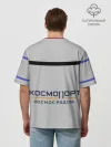Мужская футболка оверсайз хлопок / КОСМОПОРТ 01