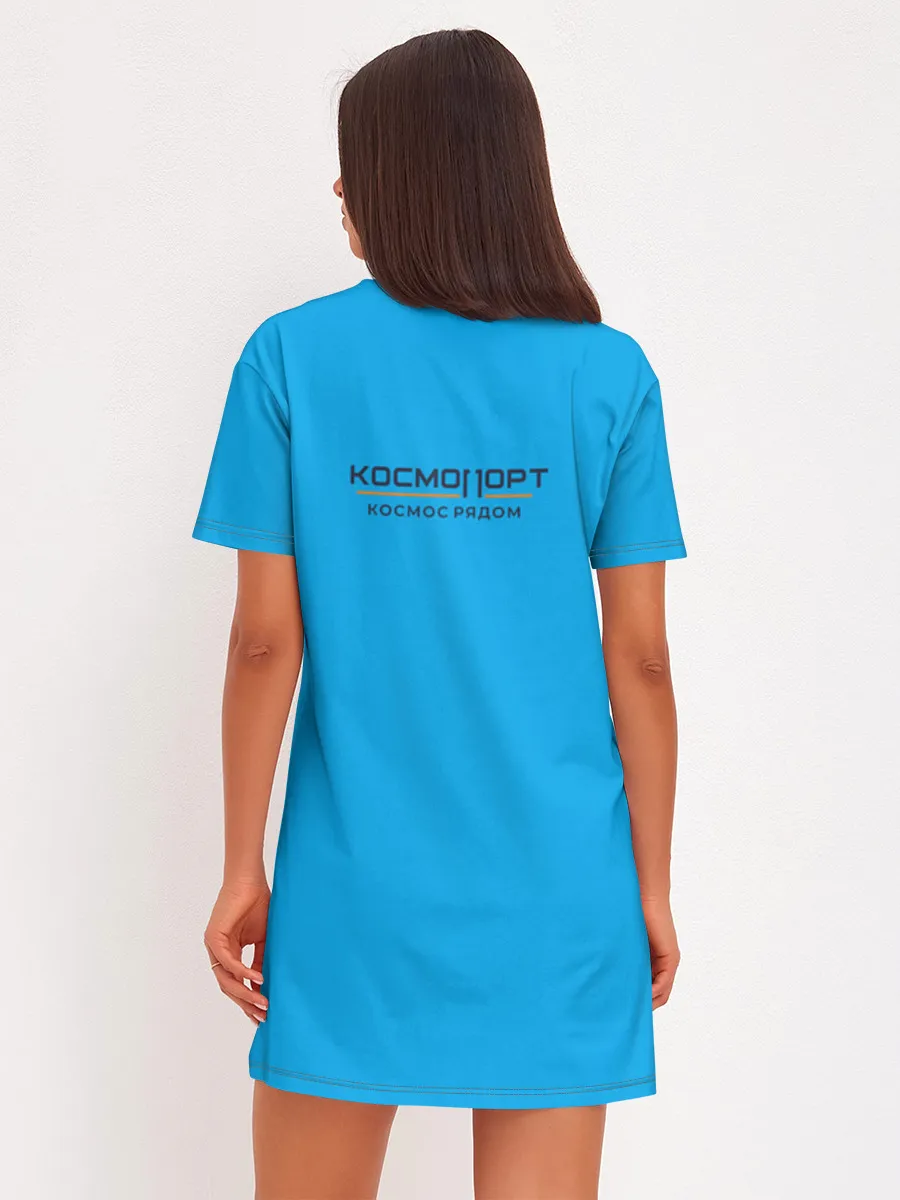 Женское платье хлопок / Сургут космический лис