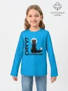 Детский лонгслив хлопок / Сургут космический лис