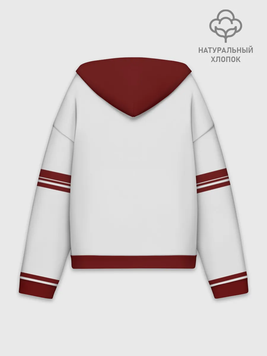 Худи женский оверсайз хлопок / СУРГУТ ОРБИТА 1967