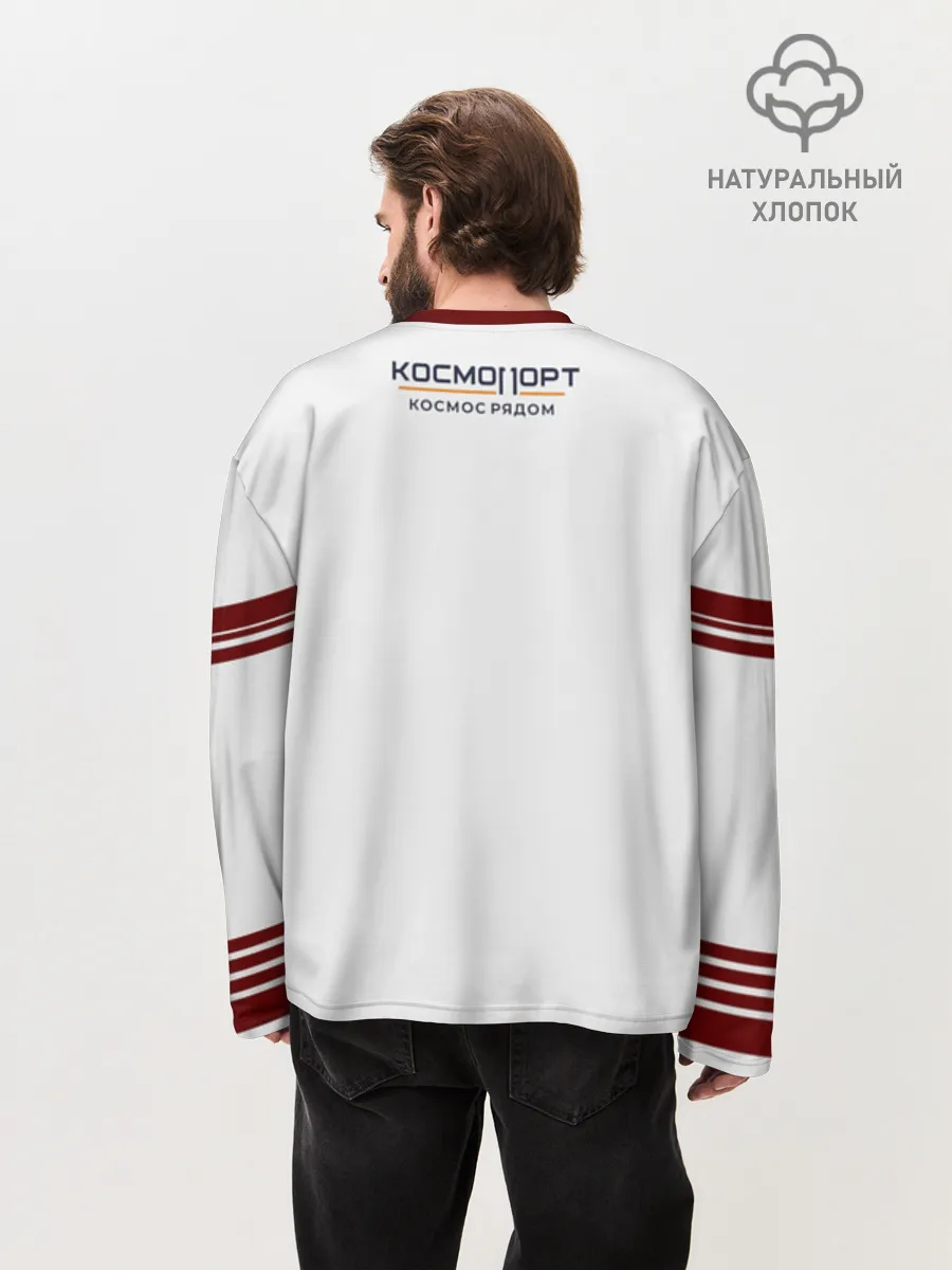 Мужской лонгслив оверсайз хлопок / СУРГУТ ОРБИТА 1967