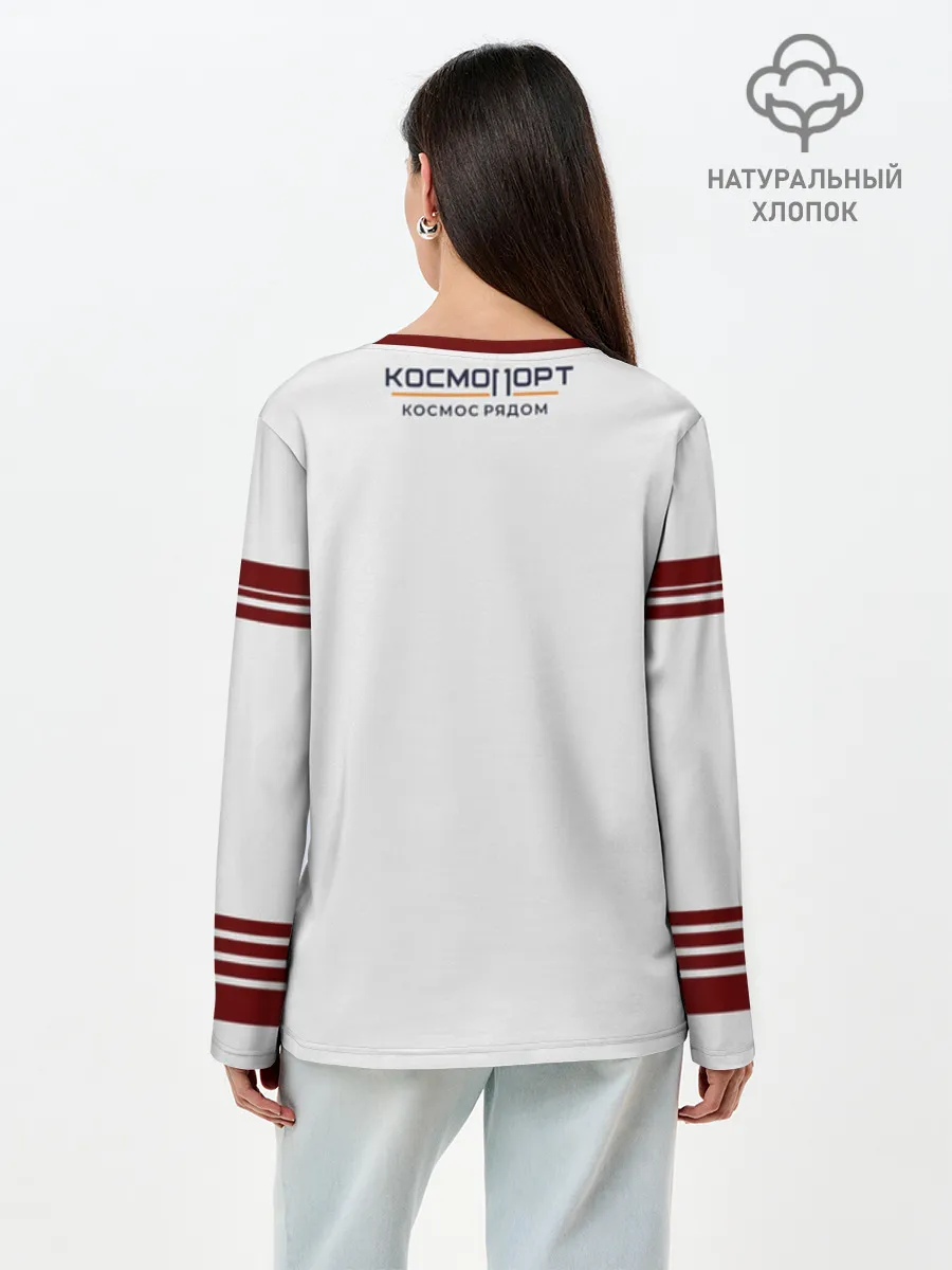 Лонгслив женский. Хлопок / СУРГУТ ОРБИТА 1967