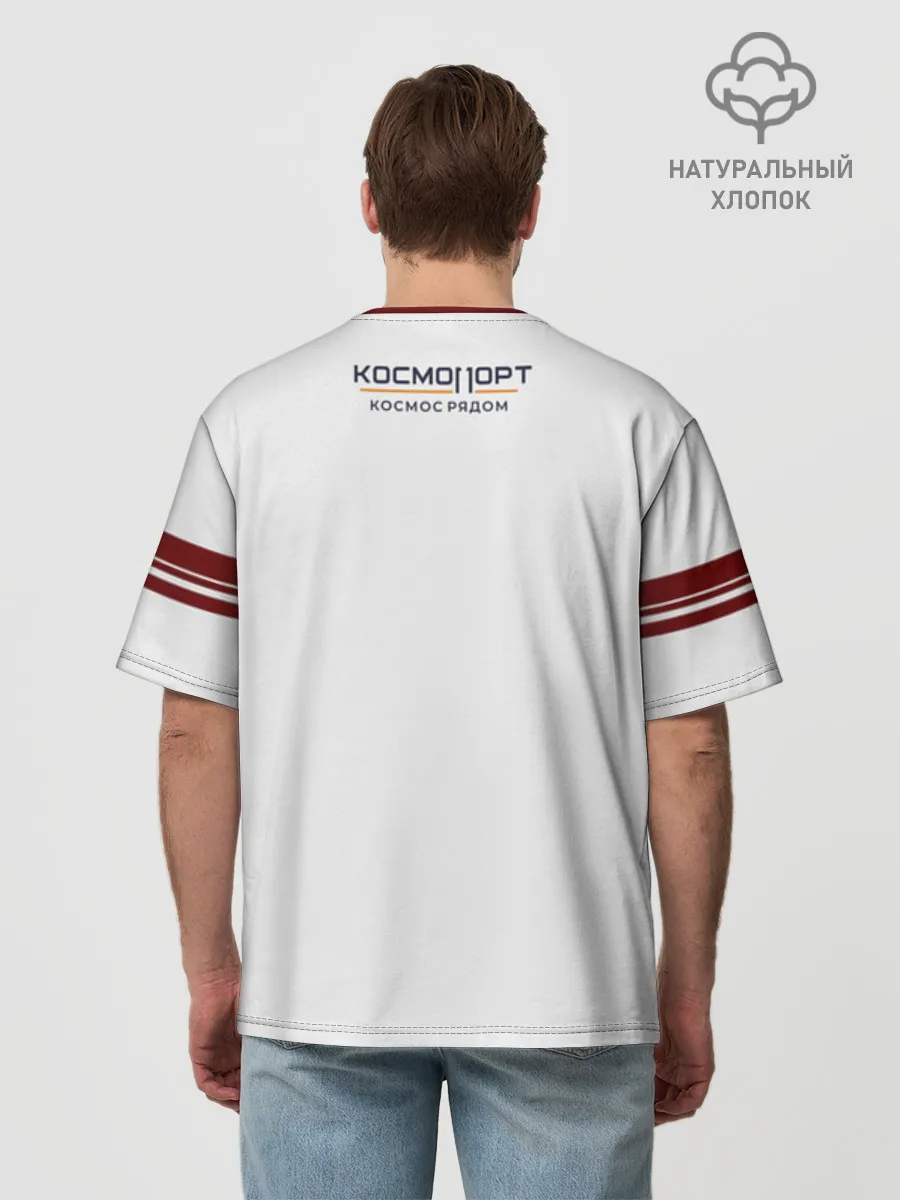 Футболка Мужская оверсайз премиум / СУРГУТ ОРБИТА 1967