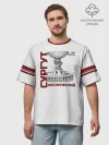 Мужская футболка оверсайз хлопок / СУРГУТ ОРБИТА 1967