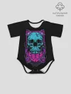 Детское боди / Кислотный череп