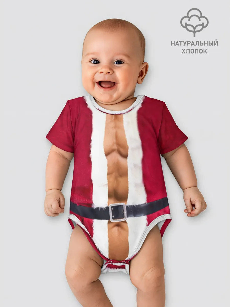 Детское боди / Костюм Деда Мороза