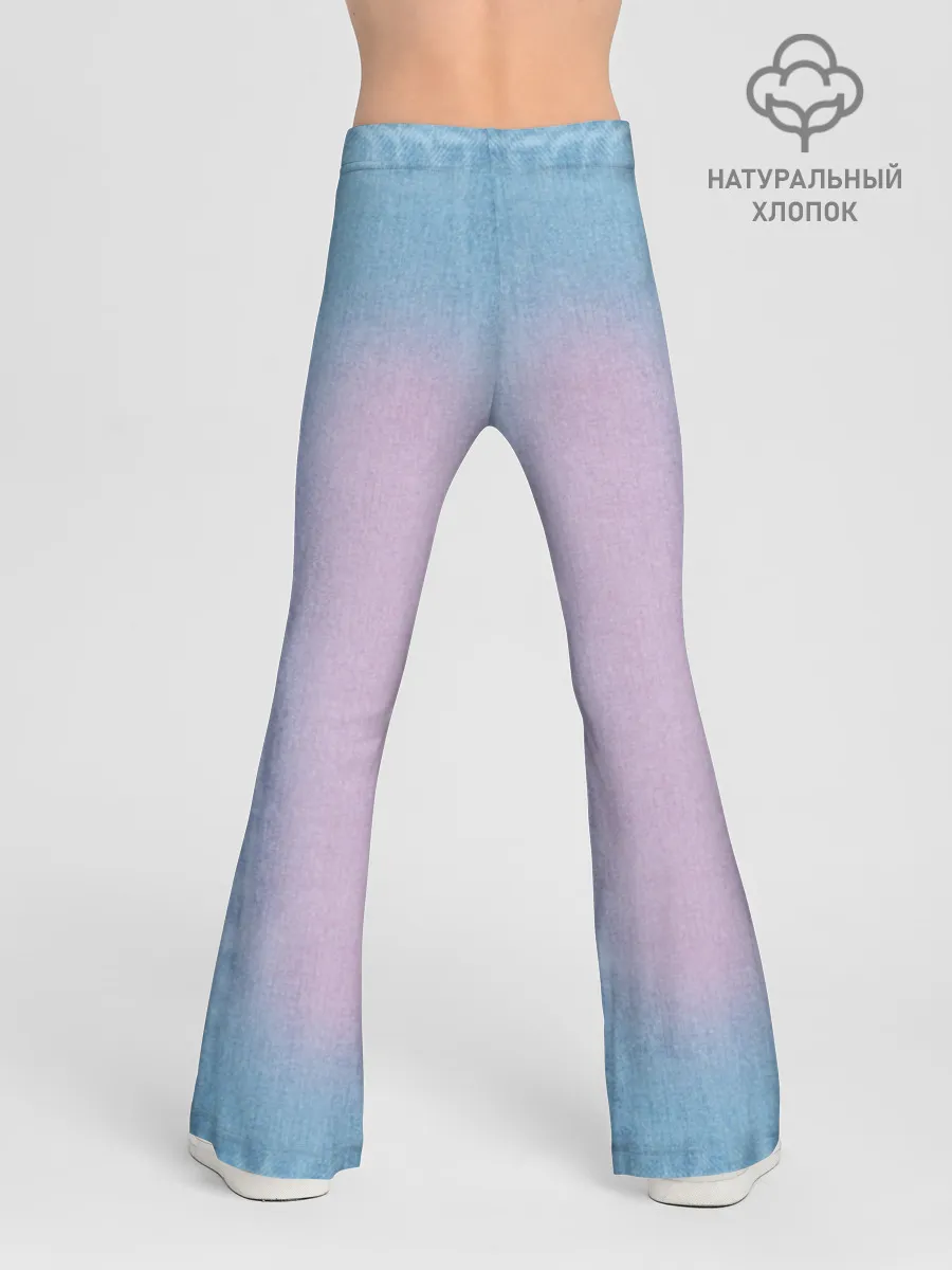 Леггинсы-клеш для девочек / P001_LabubuJeans_GLK