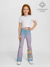 Леггинсы-клеш для девочек / P001_LabubuJeans_GLK