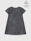 Детское платье хлопок / Варёнка dark grey