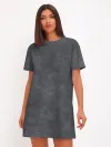Женское платье хлопок / Варёнка dark grey
