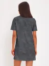 Женское платье хлопок / Варёнка dark grey