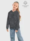 Детское худи хлопок / Варёнка dark grey