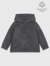 Детское худи хлопок / Варёнка dark grey