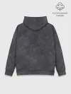Худи мужской база хлопок / Варёнка dark grey