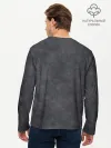 Мужской лонгслив хлопок / Варёнка dark grey