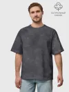 Футболка Мужская оверсайз премиум / Варёнка dark grey