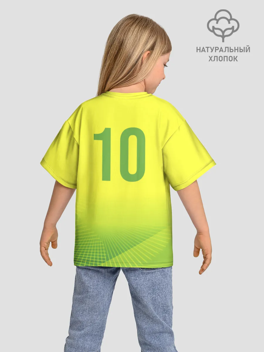 Детская футболка. Оверсайз / Football Бразилия